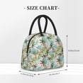 thumbnail image 2 of Fotbe Watercolor Palm Tree Pattern Lunch Bag, Insulated Lunch Box, Small Leakproof Cooler Food Lunch Containers Reusable High Capacity Lunch Tote Bags for Work, Travel, Outdoor, 2 of 6