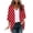 Summer Tops Red, variant on Womens Beach Coverups, Cardigan for Women Open Front Casual Dots Printed 3/4 Sleeve Shirts