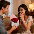 thumbnail image 4 of Envelope Flower Box 4Pcs, Folding Hand Hold Gift Box for Bouquets, Waterproof Valentine Envelope Box for Wedding Proposals, Floral Arrangement, Valentines Day Packaging, 4 of 6