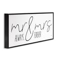 thumbnail image 3 of Stupell Industries Contemporary Romantic Always & Forever Black Framed Giclee Art, 24 x 10, by Marla Rae, 3 of 8
