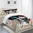 thumbnail image 3 of Conjunto de camas Perro Impresionado Edredón Cubiertas Pillowcases Niños Durmiendo Artículos para el hogar Modelo lindo Patrón de Mascotas Conjuntos de cama de verano M LYSHDW2109250010 3 Piezas kenally HA012376-04, 3 of 7