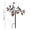 B, variant on HOARBOEG 2D Flat Metal Blue Bird Garden Stake, Rustproof Outdoor Yard Art Decoration, 12in Rustic Bird Ornament Ground Spike for Patio Backyard Flower Bed Decor