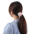 thumbnail image 2 of 1 Pc Fashion Elegant Mesh Flower Hair Rope for Women for Girls 2.76"x2.36" Pink, 2 of 5