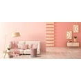 thumbnail image 2 of BirdRock Home Round Velvet Ottoman Foot Stool - Dusty Rose, 2 of 10