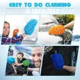 thumbnail image 6 of 1/5pcs Microfiber Car Wash Gloves Auto Gloves Ultra Absorbent Wash Car Sponge scratch  Microfiber car cleaning Tool, 6 of 7
