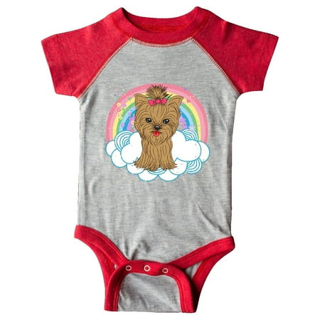 

Inktastic Yorkie Gifts Yorkshire Terrier Dog Gift Baby Girl Bodysuit