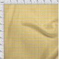 thumbnail image 4 of oneOone Cotton Cambric Yellow Fabric Houndstooth Craft Projects Decor Fabric Printed By The Yard 56 Inch Wide, 4 of 4