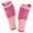 Rose pink-L, variant on Adjustable Nylon Spandex Calf Sleeves, Joint Leg Guards for Training Gym Workouts Men Women Breathable Design