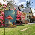 thumbnail image 2 of Autumn Fairy Garden Flag Ladybug Mushroom Night Scene DoubleSided 12x18 Inch Yard Flag Fall Outdoor Decor Seasonal Farmhouse Banner Halloween Decoration, 2 of 2