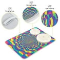thumbnail image 3 of Yayeee Dish Drying Mat for Kitchen Counter 16"x18" Microfiber Absorbent Pad, Psychedelic Pattern, 3 of 7
