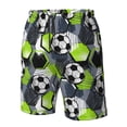 thumbnail image 4 of Honeii Football Print Men's Casual Shorts with Drawstring,Swim Trunks Quick Dry Beach Shorts-XX-Large, 4 of 6