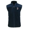 thumbnail image 2 of Men's Cutter & Buck  Navy Boston Red Sox Stars & Stripes Big & Tall Cascade Eco Sherpa Fleece Full-Zip Vest, 2 of 3