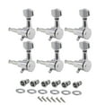 thumbnail image 1 of 6 Left Inline Electric Guitar Tuning Peg  Locking Tuners Chrome Plated Guitar Tuning Keys Machine Heads 1   18 Compatible with ST Electric Guitar, 1 of 7