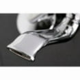 thumbnail image 3 of Kingston Brass KS266C Kingston Wall Mount Clawfoot Tub Faucet with Hand Shower, Polished Chrome, 3 of 5