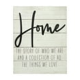 thumbnail image 2 of "Home" White Wood Metal Wall Decor, 2 of 5