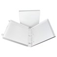 thumbnail image 1 of UniKeep 3 Ring View Binder - Binder Case is Fully Enclosed - Available in White, Clear, or Black and in Various Spine Wideths (Full Box Qty, White, 1.5 Inch), 1 of 5
