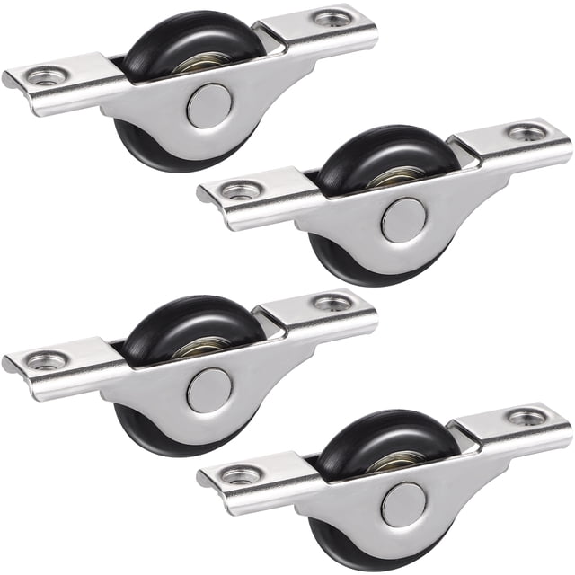 MasteelfCA 4 Pcs Rouleau de Porte de Placard Coulissant Matériel de Porte d'Armoire Roue de Remplacement