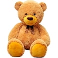 thumbnail image 1 of PELUCHERIA | Oso de Peluche Gigante Suave y Bonitos. Osos Gigantes de Peluche Esponjoso y Resistente. Tam: 120 cm. Elaborado en poliéster. Peluche Gigante (Moka), 1 of 5