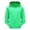 Green, variant on Kids Solid Hoodie Long Sleeve Hooded Pullover Warm Casual Sweatshirt for Boys Girls