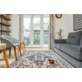 thumbnail image 4 of Furnish My Place Distressed Rug - 2 ft. x 4 ft., Dark Grey, Indoor Rug with Bordered Design, Jute Backing, 4 of 7