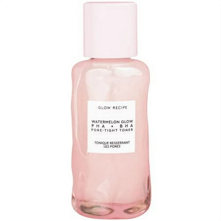 Mini Watermelon Glow Bha + Pha Pore-Tight Facial Toner - Mild Exfoliating Toner With Hyaluronic Acid, Cactus Water, Soothing Cucumber + Tea Tea Extract, Travel-Size (40Ml / 1.35O