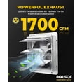 thumbnail image 3 of VENTISOL 14 Inch Shutter Exhaust Fan, Ven Fan with Power Cord Wall Mount, High Speed 1520CFM for Garages, Attic, Shops, Greenhouse, 3 of 7