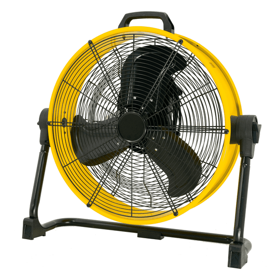 20 Inches 6000 CFM Heavy Duty High Velocity Barrel Floor Drum Fan with DC Brushless Motor, Stepless Speed Adjustment for Workshop, Garage, Commercial or Industrial, UL Safety Listed
