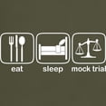 thumbnail image 3 of CafePress - Eat Sleep Mock Trial Dark T Shirt - Men's Classic Graphic Cotton T-Shirt, 3 of 4