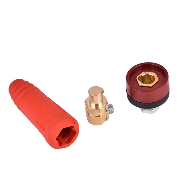 Peahefy Cable Connector, Welding Cable Connector,1Pcs DKJ Series European Style Welding Cable Rapid Connector Quick Fitting Adapter