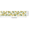 thumbnail image 4 of Amarainy Lemon Linen Table Runner 13x72 Inch Summer Yellow Fruits Green Leaves Kitchen Dinning Table Decoration for Indoor Outdoor Home Party Decor, 4 of 5