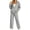 DG35_Gray, variant on Track Suits For Women Set Zip Up Hoodies Matching Wide Leg Sweatpant Lounge Sets Jogging Gym Workout Sweat Suit Green S