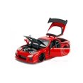 thumbnail image 6 of Jada Toys Japanese Domestic Market (JDM) 1:24 Scale Die Cast 1993 Mazda RX-7 Red with Black Hood, 6 of 12
