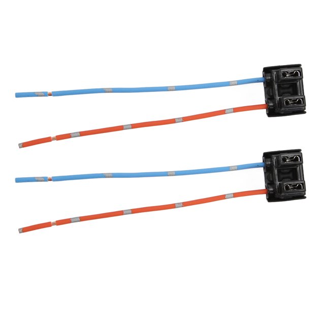 Headlight Bulb Conversion Wire, Better Conductivity H7 Headlight Socket Red Copper Wear Resistance for Car Retrofit