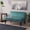 Teal, variant on 50" Teal Upholstered Loveseat, Modern Fabric Sofa for Living Room, Solid Wood Frame, Comfortable 2-Seater Couch, Elegant Contemporary Home Seating