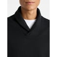 thumbnail image 5 of Free Assembly Men's Shawl Collar Fleece Sweatshirt, Sizes S-3XL, 5 of 6