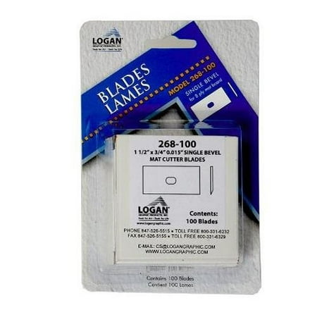 Logan Matboards - 268-100 Mat Blade For Use With Logan Framers Edge Elite Series on 8 Ply Board Only, Mat cutting blades for Logan 650-1, 655-1, 660-1 Framer's.., By Logan Graphics