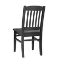thumbnail image 2 of Chaise d'Appoint Bibliothèque en Noir (Lot de 2), 2 of 2