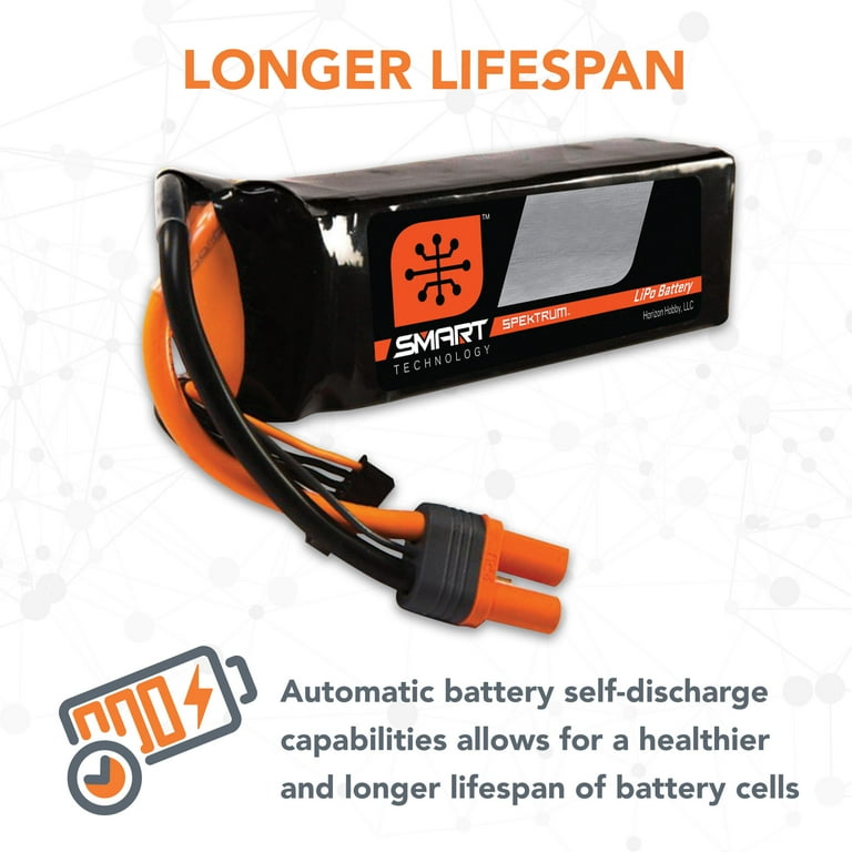 Spektrum RC 2S Smart LiPo Battery Pack (7.4V/4000mAh) w/IC3