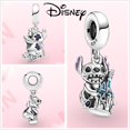 thumbnail image 1 of Disney Aladdin Charms Silver 925 Magic Lamp Princess Jasmine Charms Fit Bracelet Silver 925 Original Charms for Jewelry Making Gao Jinjia LED, 1 of 2