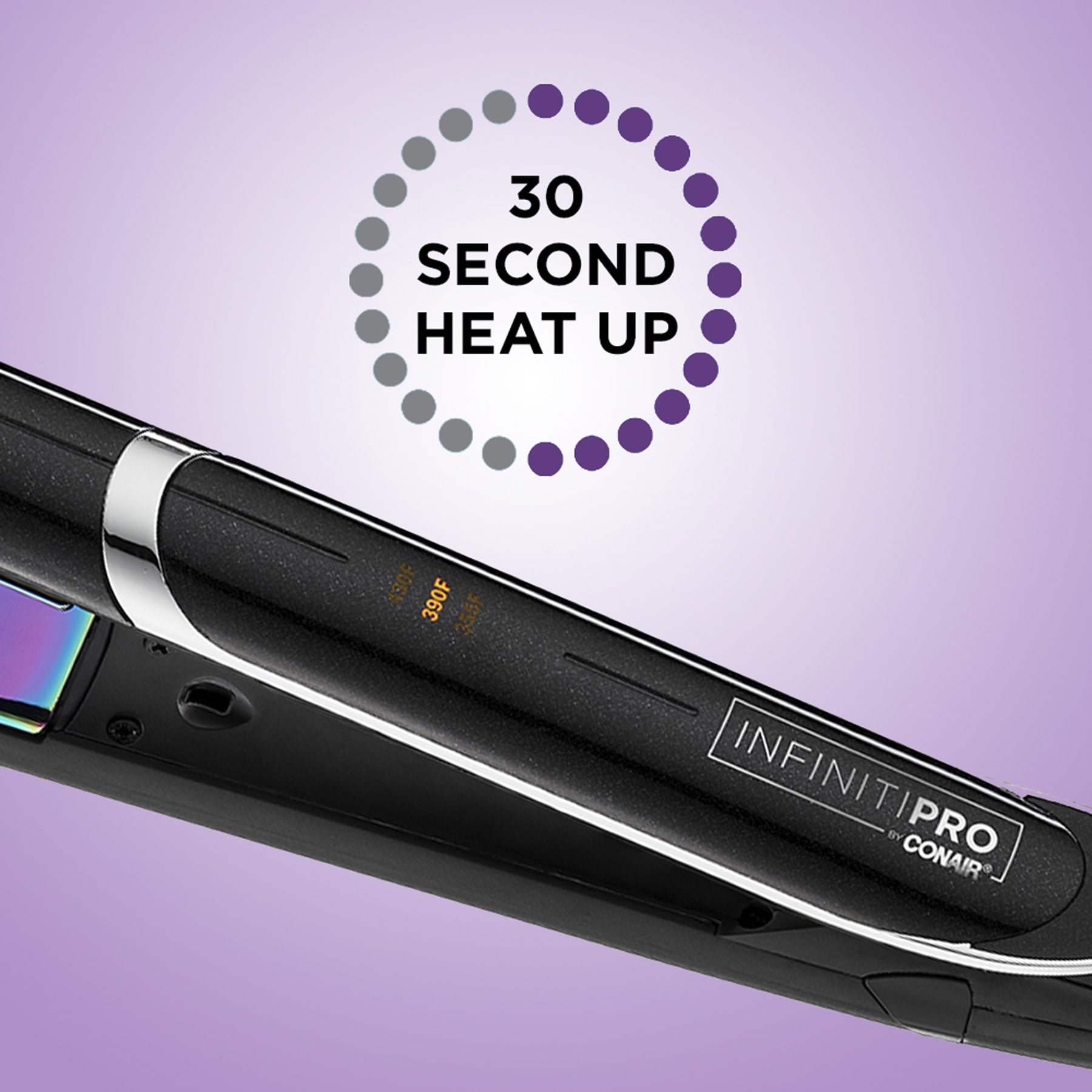 INFINITIPRO by Conair© 1" Rainbow Titanium Flat Iron