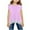 Purple, variant on Ltctricy T-Shirts for Girls Short Sleeve Crew Neck Lace Hem Solid Color Loose Tunic Tops Soft Casual Blouses 3-14 Years