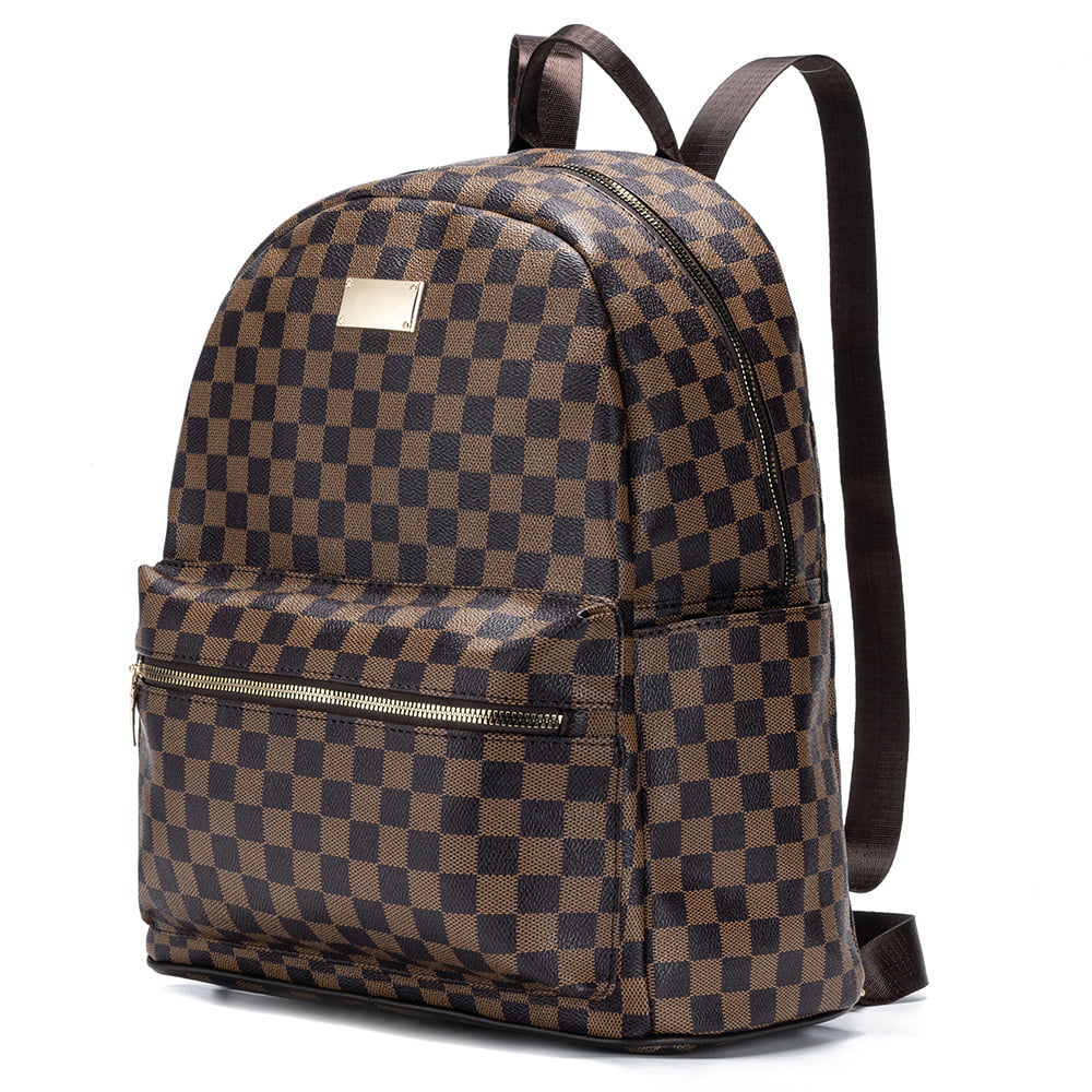 Sexy Dance Women Fashion Backpack 2 in 1 Checkered Shoulders Bag