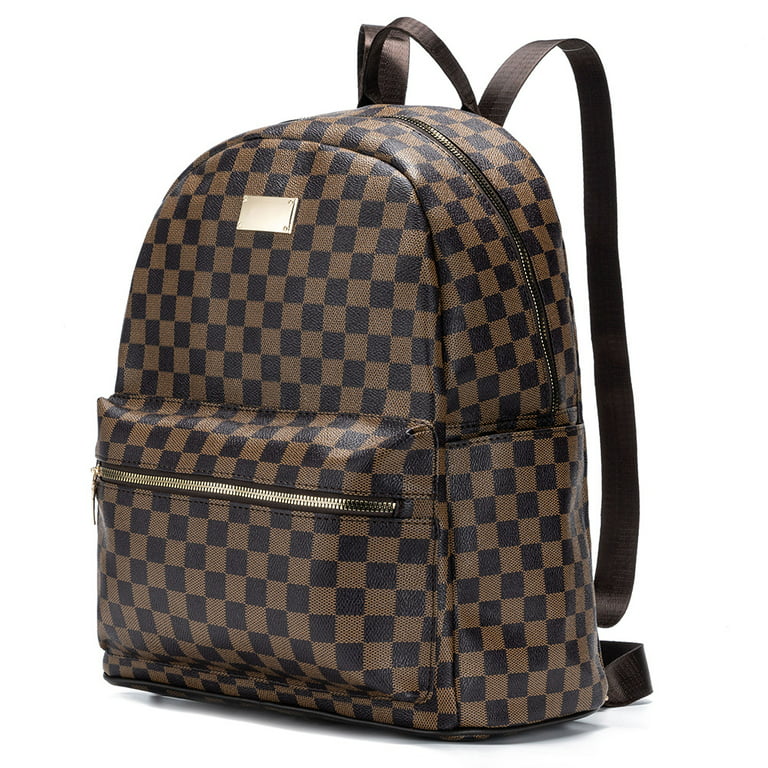 Louis Vuitton DAMIER GRAPHITE Unisex Leather Backpacks