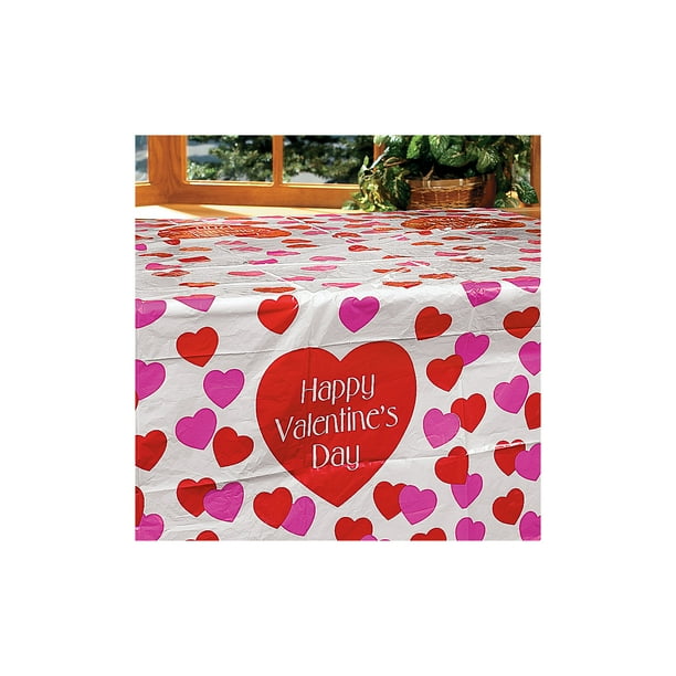 Valentine Tablecloth Party Supplies 1 Piece