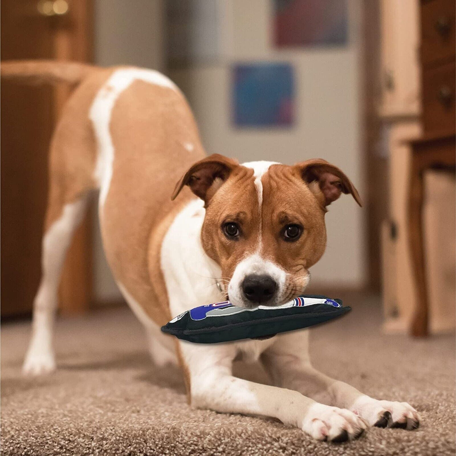 NFL Buffalo Bills Athletes Player Pet Dog Toy Premium Quality with Built-in Squeaker Chew Toy