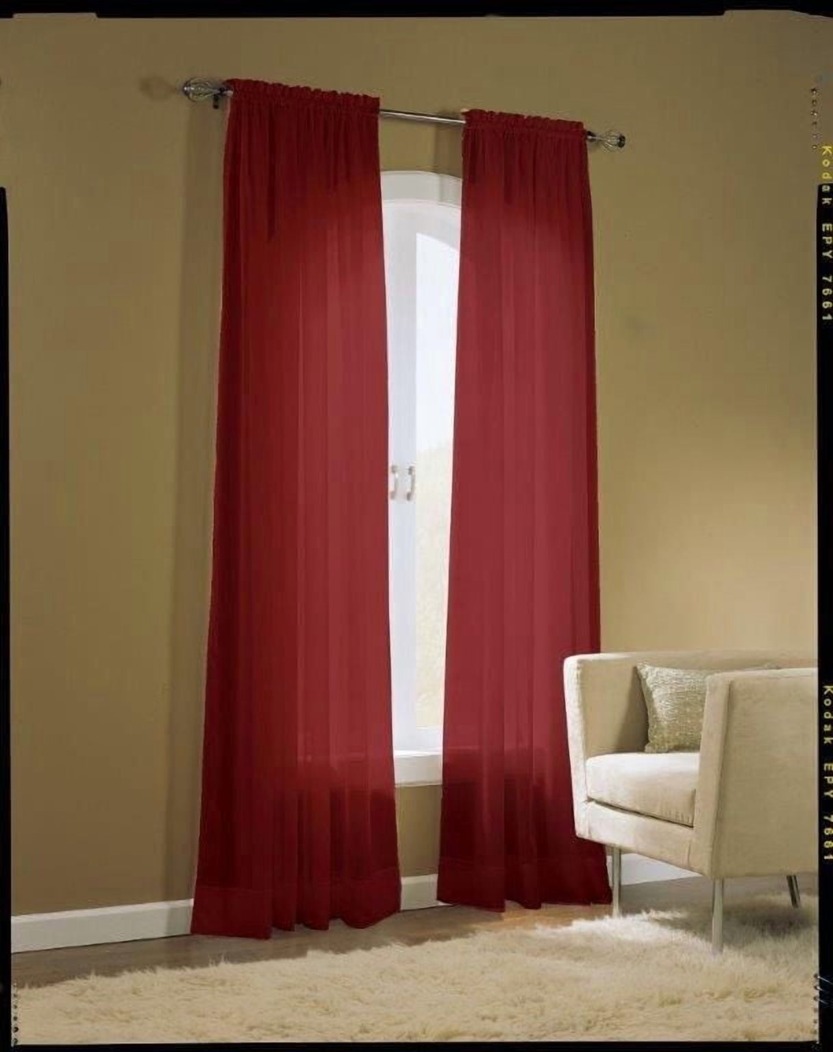 Rideaux à pôle supérieur No. 918 en voile