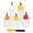 Multi, variant on WEUVEB Set of 6 Transparent Decorating Bottles for Cake Icing and Decorating Tools, Perfect for Baking and