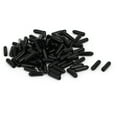 thumbnail image 4 of 3mm Inner Dia Rubber Hose End Cap Screw Thread Protector Cover Black 100pcs, 4 of 4