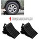 thumbnail image 2 of ZHAOCHENG Calzos para ruedas de coche, 2 piezas de calzos para ruedas de coche, antideslizantes de goma para neumáticos, calzos para ruedas de camión, calzos para ruedas de coche negros, 2 of 5
