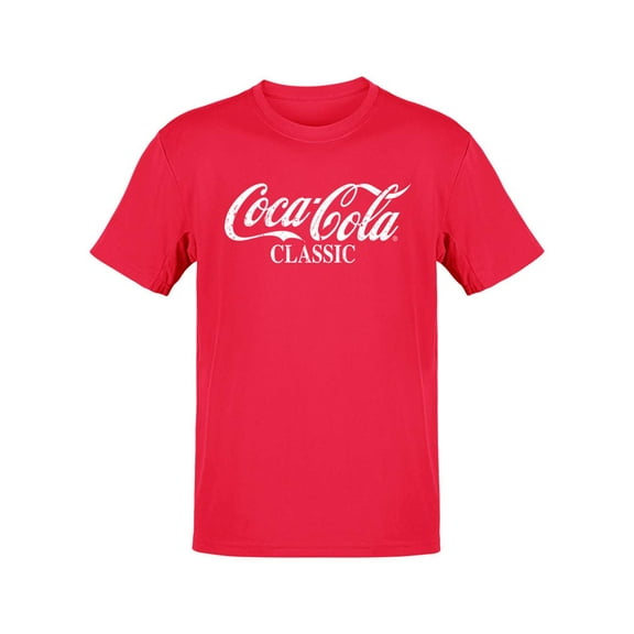 Officially Licensed Coca-Cola Gradient Logo Vibrant Retro Drink Men's T-shirt